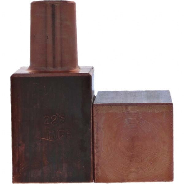 Tuffaloy - Spot Welder Tips For Use With: 5RW Electrode Holder Type: Backup Electrode Rectangular Face - Industrial Tool & Supply