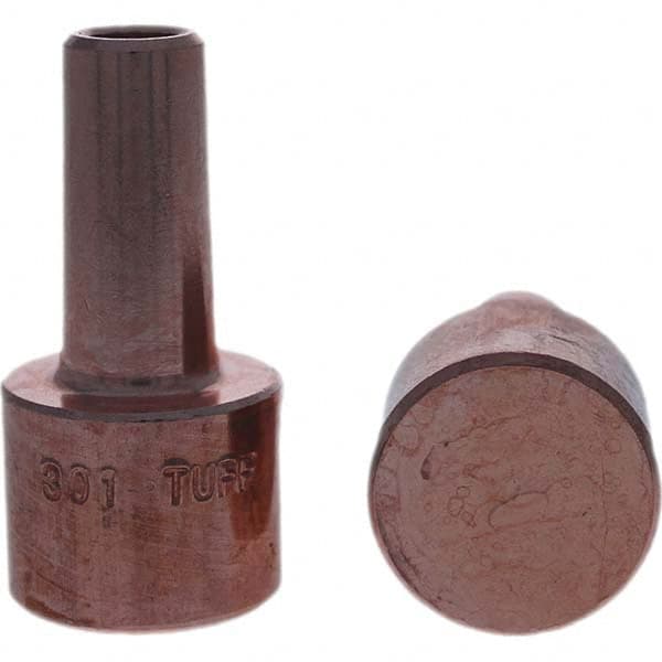 Tuffaloy - Spot Welder Tips For Use With: 4RW Electrode Holder Type: Backup Electrode Round Face - Industrial Tool & Supply