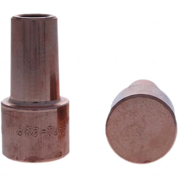 Tuffaloy - Spot Welder Tips For Use With: 5RW Electrode Holder Type: Backup Electrode Round Face - Industrial Tool & Supply