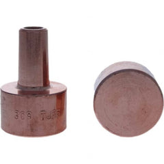 Tuffaloy - Spot Welder Tips For Use With: 4RW Electrode Holder Type: Backup Electrode Round Face - Industrial Tool & Supply