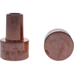 Tuffaloy - Spot Welder Tips For Use With: 5RW Electrode Holder Type: Backup Electrode Round Face - Industrial Tool & Supply