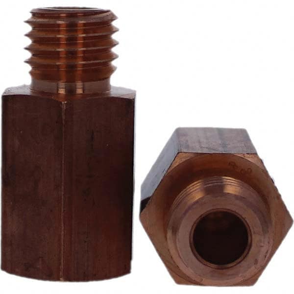 Tuffaloy - Spot Welder Tips For Use With: 3/4-10 Threaded Electrode Holder Type: Threaded Tip C Nose (Flat) - Industrial Tool & Supply