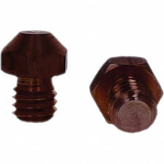 Tuffaloy - Spot Welder Tips For Use With: 3/8-16 Threaded Electrode Holder Type: Threaded Tip A Nose (Pointed) - Industrial Tool & Supply