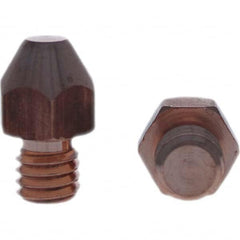 Tuffaloy - Spot Welder Tips For Use With: 3/8-16 Threaded Electrode Holder Type: Threaded Tip A Nose (Pointed) - Industrial Tool & Supply