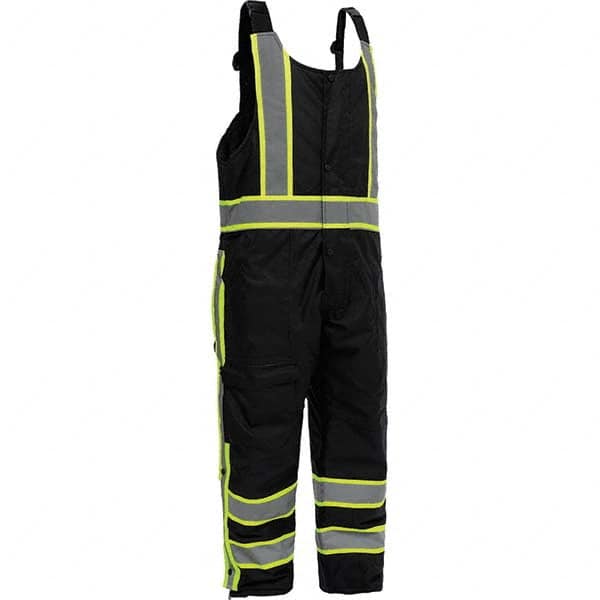 GSS Safety - Size S/M Black Waterproof & Cold Weather Bib Overall - Industrial Tool & Supply
