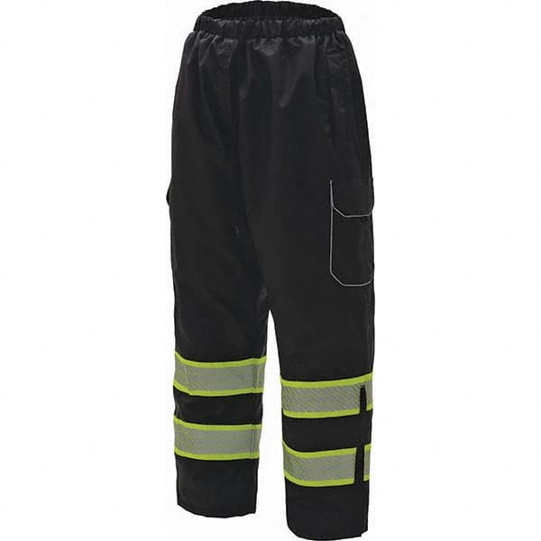 GSS Safety - Size 2X/3XL Black Waterproof & Cold Weather Pants - Industrial Tool & Supply
