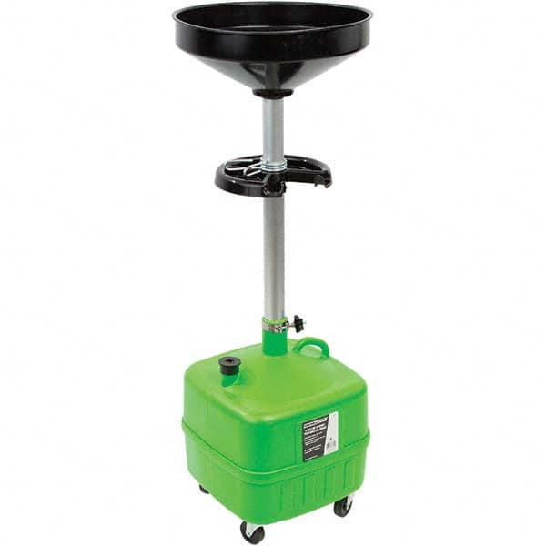 OEM Tools - Oil Drain Containers Type: Oil Lift Drain w/Casters Container Size: 9 Gal. - Industrial Tool & Supply