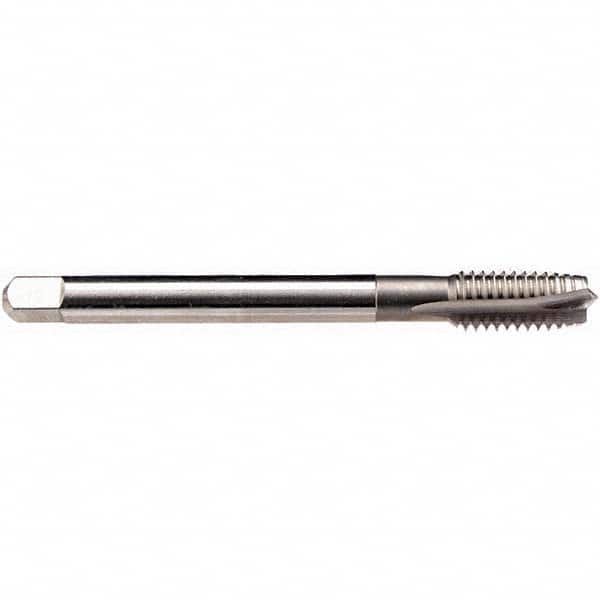 Emuge - M18x1.50 Metric Fine 6G 4 Flute Bright Finish HSS-E Spiral Point Tap - Industrial Tool & Supply
