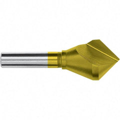 Magafor - 7/8" Head Diam, 1/2" Shank Diam, 82° Cobalt Countersink - 2-3/4" OAL, Single End, Straight Shank, Right Hand Cut - Industrial Tool & Supply