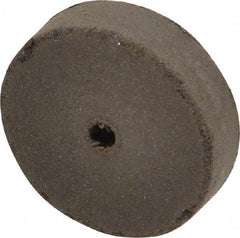 Cratex - 1" Diam x 1/8" Hole x 1/4" Thick, Surface Grinding Wheel - Medium Grade, Rubber Bond - Industrial Tool & Supply