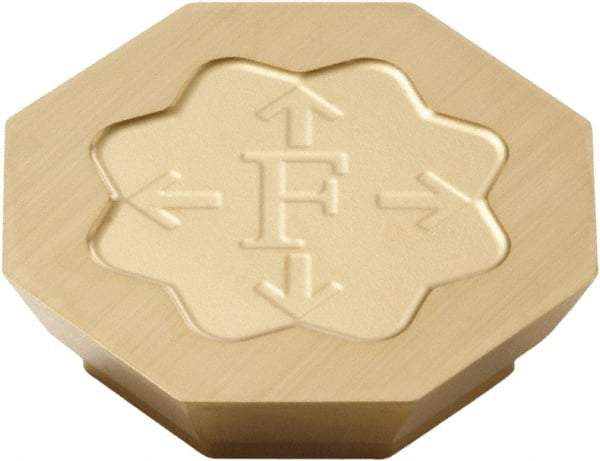 Seco - OFEN0704 M10 Grade MP3000 Carbide Milling Insert - TiAlN Finish, 0.187" Thick, 0.711" Inscribed Circle - Industrial Tool & Supply