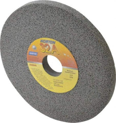 Norton - 7" Diam x 1-1/4" Hole x 1/2" Thick, H Hardness, 60 Grit Surface Grinding Wheel - Aluminum Oxide, Type 1, Medium Grade, 3,600 Max RPM, Vitrified Bond, No Recess - Industrial Tool & Supply