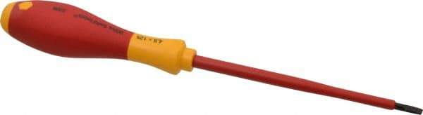 Wiha - Standard Slotted Screwdriver - Ergonomic Handle - Industrial Tool & Supply