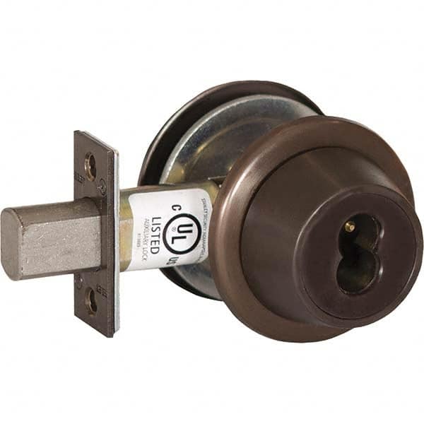 Best - Deadbolts Type: Heavy-Duty Single Cylinder Door Thickness Range: 1-3/4-2 - Industrial Tool & Supply