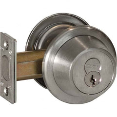 Best - Deadbolts Type: Double Cylinder Door Thickness Range: 1-3/8-2 - Industrial Tool & Supply