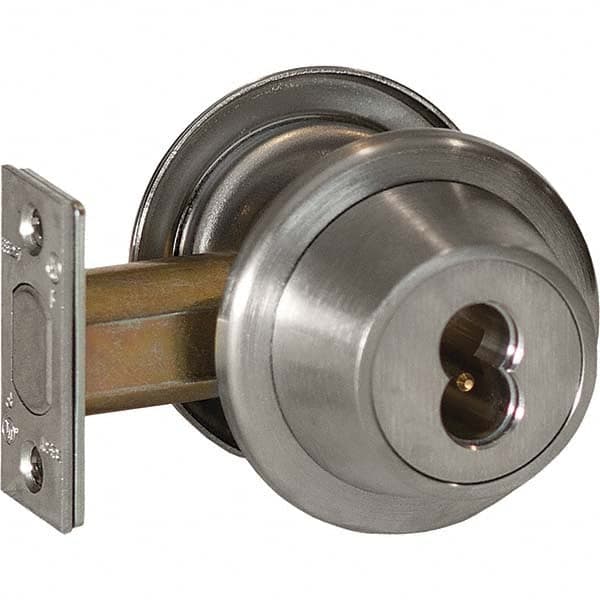 Best - Deadbolts Type: Heavy-Duty Double Cylinder Door Thickness Range: 1-3/4-2 - Industrial Tool & Supply