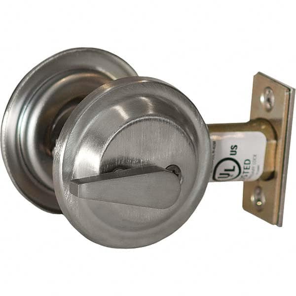 Best - Deadbolts Type: Heavy-Duty Single Cylinder Door Thickness Range: 1-3/4-2 - Industrial Tool & Supply