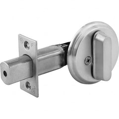 Stanley - Deadbolts Type: Thumb Turn, Inside Only Door Thickness Range: 1-3/8 - 1-3/4 - Industrial Tool & Supply