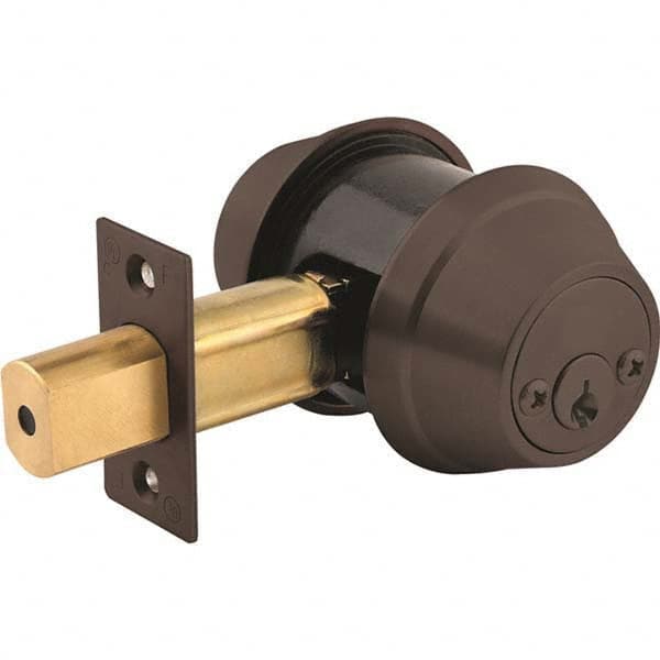 Stanley - 6 Pin Less Cylinder Double Cylinder Deadbolt - Industrial Tool & Supply