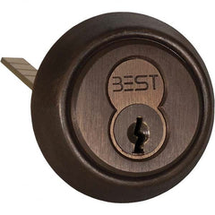 Best - 6, 7 Pin Best I/C Core Rim Cylinder - Industrial Tool & Supply