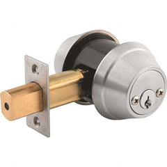 Stanley - 6 Pin Less Cylinder Double Cylinder Deadbolt - Industrial Tool & Supply