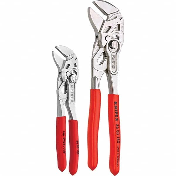 Knipex - Plier Sets Set Type: Tongue & Groove Pliers Number of Pieces: 2 - Industrial Tool & Supply