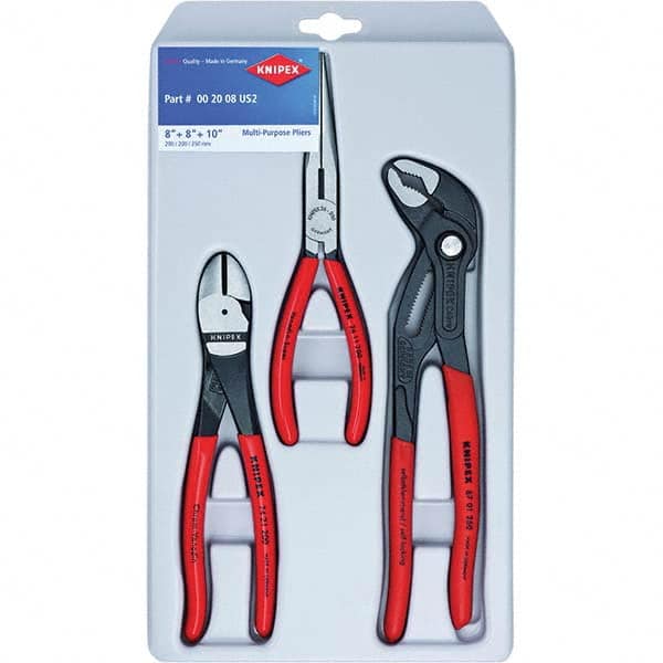 Knipex - Plier Sets Set Type: Assortment Number of Pieces: 3 - Industrial Tool & Supply