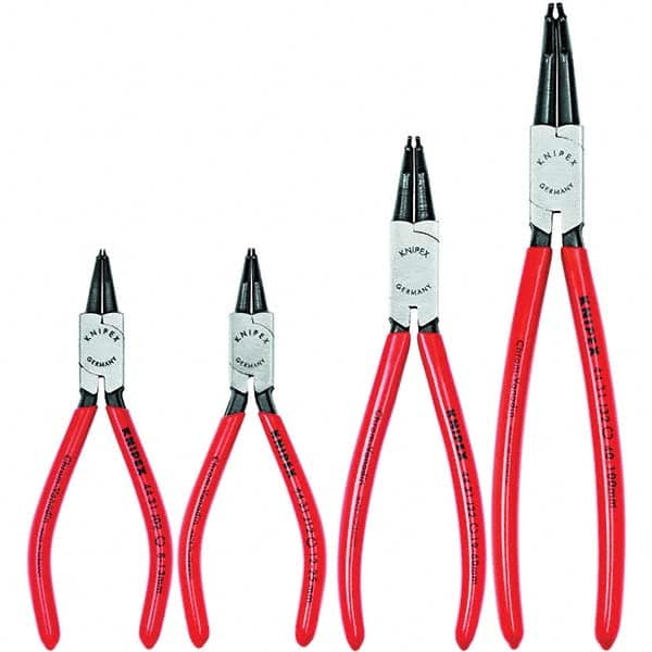 Knipex - Plier Sets Set Type: Retaining Ring Pliers Number of Pieces: 4 - Industrial Tool & Supply