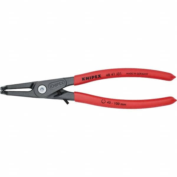 Knipex - Retaining Ring Pliers Type: Internal Ring Size: 1-37/64" - 3-15/16" - Industrial Tool & Supply