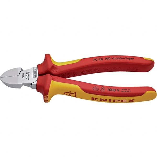Knipex - Cutting Pliers Type: Diagonal Cutter Insulated: Insulated - Industrial Tool & Supply