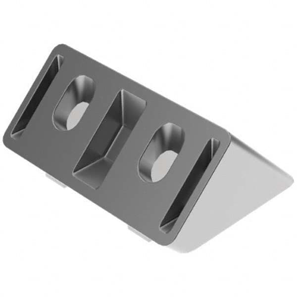FATH - 35.05mm Wide, 0.1775" High, Inside Corner Gussets - Industrial Tool & Supply