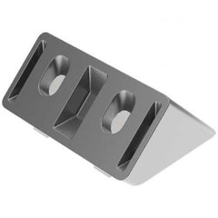 FATH - 35.05mm Wide, 0.1775" High, Inside Corner Gussets - Industrial Tool & Supply