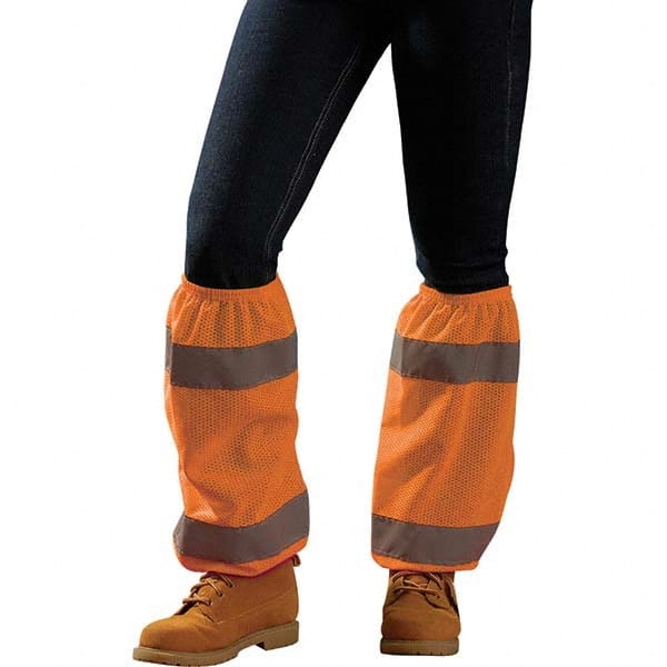 OccuNomix - Size Universal Hi-Viz Orange Polyester Hi-Visibility Leggings - Industrial Tool & Supply