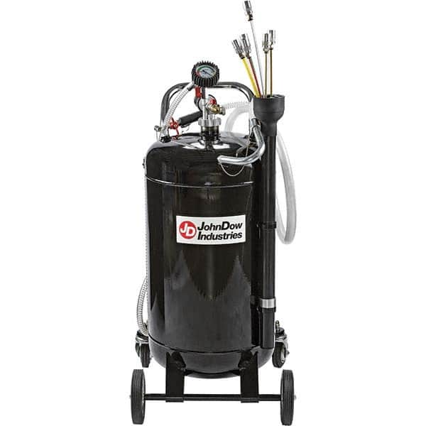 JohnDow - Oil Drain Containers Type: Pressurized Evacuation Drain w/Casters Container Size: 20 Gal. - Industrial Tool & Supply