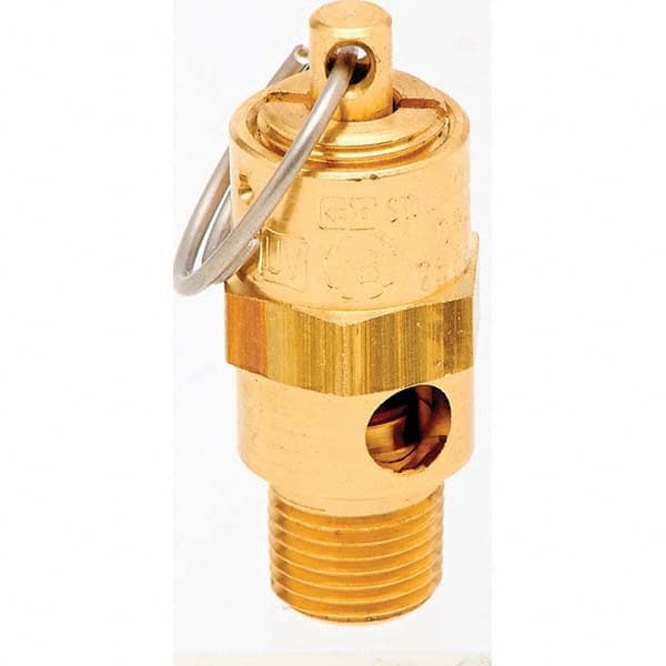Control Devices - 1/8" Inlet, ASME Safety Valve - Industrial Tool & Supply