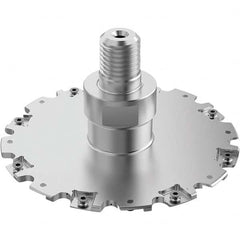 Seco - Combimaster Connection, 5mm Cutting Width, 45.1mm Depth of Cut, 125mm Cutter Diam, 16 Tooth Indexable Slotting Cutter - Industrial Tool & Supply