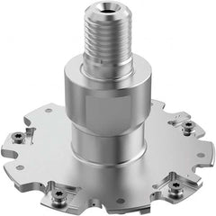 Seco - Combimaster Connection, 4mm Cutting Width, 26.2mm Depth of Cut, 80mm Cutter Diam, 10 Tooth Indexable Slotting Cutter - Industrial Tool & Supply