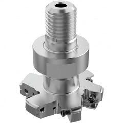 Seco - Combimaster Connection, 10mm Cutting Width, 14.4mm Depth of Cut, 50mm Cutter Diam, 6 Tooth Indexable Slotting Cutter - Industrial Tool & Supply