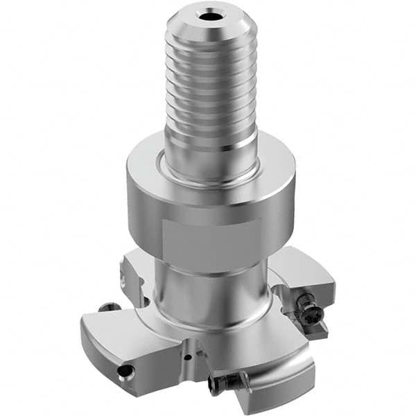 Seco - Combimaster Connection, 8mm Cutting Width, 11.2mm Depth of Cut, 40mm Cutter Diam, 4 Tooth Indexable Slotting Cutter - Industrial Tool & Supply