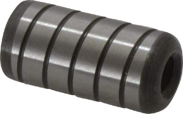 Holo-Krome - 1/2" Diam x 1" Pin Length 4000 Alloy Steel Pull Out Dowel Pin - Black Luster Finish, C 47-58 & C 60 (Surface) Hardness, 1 Beveled & 1 Threaded End - Industrial Tool & Supply