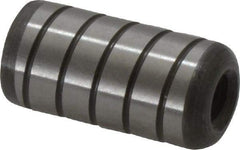 Holo-Krome - 1/2" Diam x 1" Pin Length 4000 Alloy Steel Pull Out Dowel Pin - Black Luster Finish, C 47-58 & C 60 (Surface) Hardness, 1 Beveled & 1 Threaded End - Industrial Tool & Supply