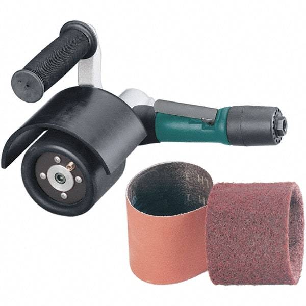 Dynabrade - 0.4 hp, 3,200 RPM Finishing Sander - 21 CFM Air Consumption, 6.21 bar Air Pressure, 1/4 NPT Inlet - Industrial Tool & Supply