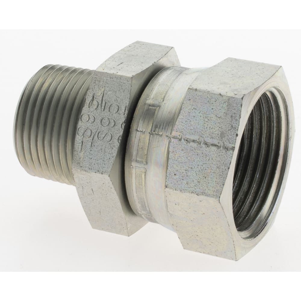Parker - Industrial Pipe Fittings Type: Adapter Male Thread Size: 1-11-1/2 - Industrial Tool & Supply