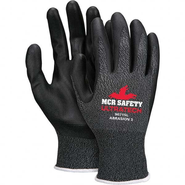 MCR Safety - Size XS, ANSI Cut Lvl 2, ANSI Puncture Lvl 2, ANSI Abrasion Lvl 3, Foam Nitrile Coated Cut & Puncture Resistant Gloves - Industrial Tool & Supply