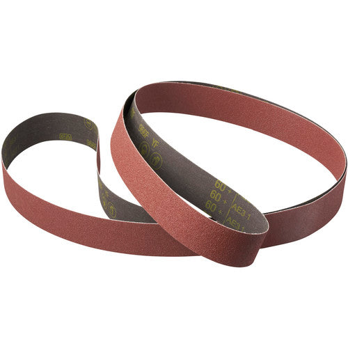 3M Cubitron II Cloth Belt 966F 36+ YF-weight 4″ × 106″ Film-lok Single-flex - Exact Industrial Supply