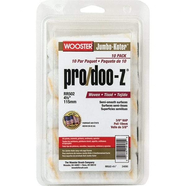 Wooster Brush - Paint Roller Covers   Type: Mini Roller    Nap Size (Inch): 3/8 - Industrial Tool & Supply