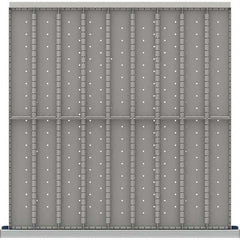 LISTA - 18-Compartment Drawer Divider Layout for 3.15" High Drawers - Industrial Tool & Supply