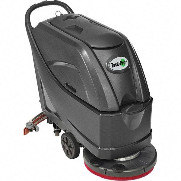 Nilfisk - 20" Cleaning Width, Battery Powered Floor Scrubber - 150 RPM, 47" Water Lift, 16 Gal Tank Capacity - Industrial Tool & Supply