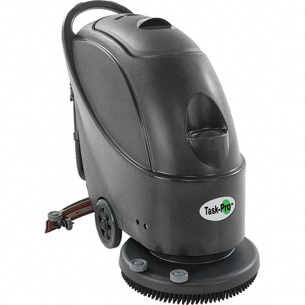 Nilfisk - 17" Cleaning Width, Electric Floor Scrubber - 160 RPM, 47" Water Lift, 13 Gal Tank Capacity - Industrial Tool & Supply