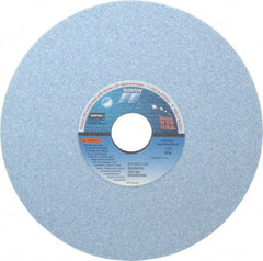 Norton - 8" Diam x 1-1/4" Hole x 1/2" Thick, I Hardness, 46 Grit Surface Grinding Wheel - Ceramic, Type 1, Coarse Grade, 3,105 Max RPM, Vitrified Bond, No Recess - Industrial Tool & Supply